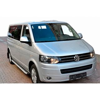 Fullmond side steps (2 stuks, aluminium) Volkswagen T5 2010–2015 foto 1