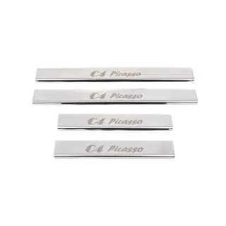 Carmos instaplijsten (4 stuks, RVS)