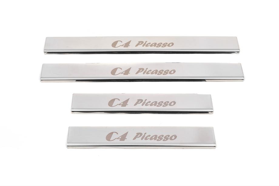 Citroen C-4 Picasso 2013–2022 Carmos instaplijsten (4 stuks, RVS) Image