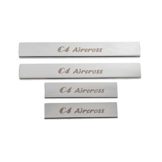 Carmos instaplijsten RVS (4 stuks) Citroen C-4 Aircross 2012–2017 foto 1