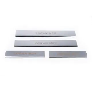 Carmos V1 RVS instaplijsten (set 4 stuks) Dacia Logan MCV 2013–2020 foto 4