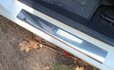 Renault Logan MCV 2013–2022 Carmos V1 RVS instaplijsten (set 4 stuks) foto 1