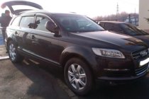 Audi Q7 2005–2015 Raamdeflectors met chroomstrip (4 stuks, HIC) foto 6