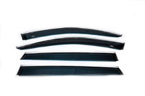 Audi Q7 2015–2026 Raamdeflectors met chroomstrip (4 stuks, HIC) foto 5