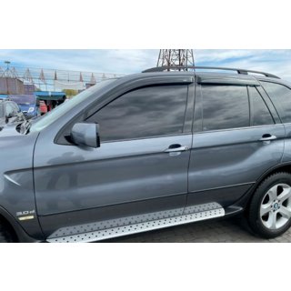 Raamdeflectoren (4 stuks, HIC) BMW X5 E53 1999–2006 foto 2