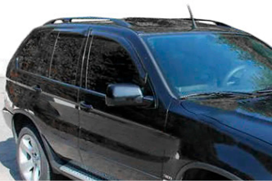 BMW X5 E53 1999–2006 Raamdeflectoren (4 stuks, HIC) Foto 9