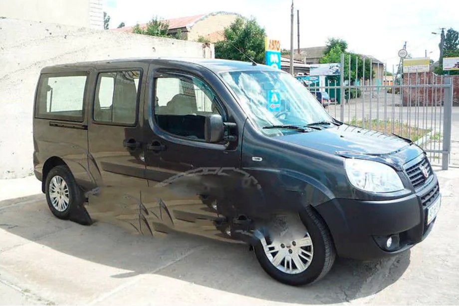 Fiat Doblo I 2005–2010 Raamwindschermen (2 st., HIC) Foto 8