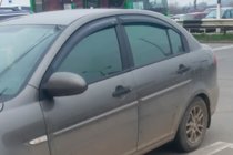 Hyundai Accent 2006–2010 Raamdeflectoren (4 stuks, HIC) foto 6