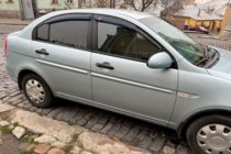 Hyundai Accent 2006–2010 Raamdeflectoren (4 stuks, HIC) foto 2