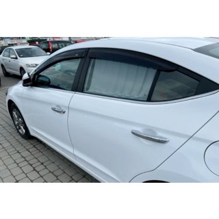 Raamdeflectoren (4 stuks, HIC) Hyundai Elantra (AD) 2015–2020 foto 2