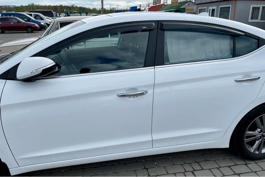 Hyundai Elantra (AD) 2015–2020 Raamdeflectoren (4 stuks, HIC) Image