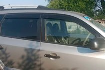 Hyundai Tucson JM 2004– Raamdeflectoren (4 stuks, HIC) foto 1