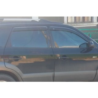 Raamdeflectoren (4 stuks, HIC) Hyundai Tucson JM 2004– foto 4