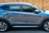Hyundai Tucson TL 2016–2021 Raamdeflectoren (4 stuks, HIC) foto 1