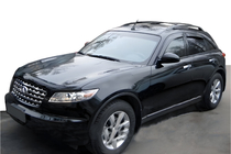 Infiniti FX 2003–2008 Raamdeflectoren (4 stuks, HIC) foto 1