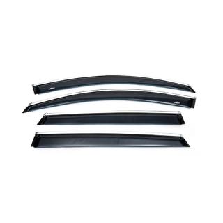 Raamdeflectors met chroomstrip (4 stuks, HIC) Kia Sorento III UM 2014–2020 foto 1