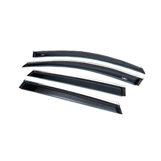 Raamdeflectors met chroomstrip (4 stuks, HIC) Kia Sorento III UM 2014–2020 foto 2