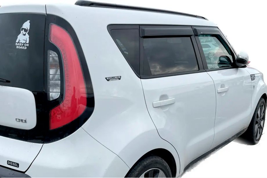 Kia Soul I 2008–2013 Raamdeflectoren (4 stuks, HIC) Image