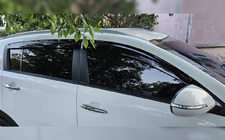 Kia Sportage 2010–2015 Raamdeflectoren (4 stuks, HIC) foto 3