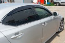 Lexus IS 2005–2013 Raamdeflectoren (4 stuks, HIC) foto 2