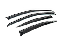 Lexus IS 2005–2013 Raamdeflectors met chroomstrip (4 stuks, HIC) foto 3