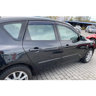 Raamwindschermen HB (set 4 stuks, HIC) Mazda 3 2003–2009 foto 2