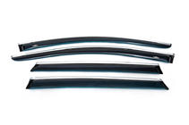 Mazda CX-9 2017– Raamdeflectors met chroomstrip (4 stuks, HIC) foto 1