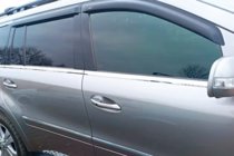 Mercedes GL-klasse X164 2006–2012 Raamdeflectoren (4 stuks, HIC) foto 2