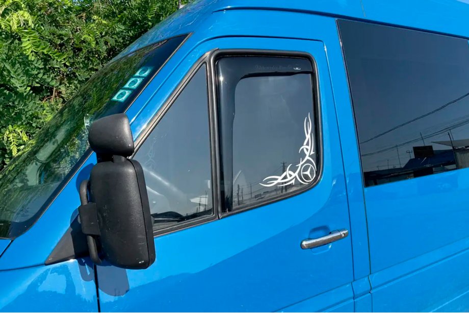 Mercedes Sprinter W901/902/903/904/905 1995–2006 Insteek raamwindschermen (2 st., HIC) Image