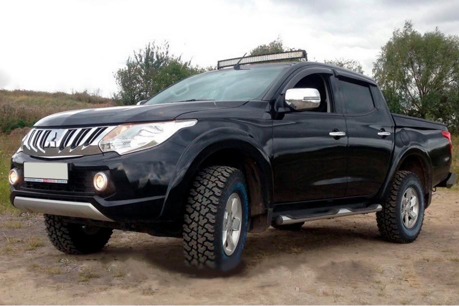 Mitsubishi L200 2015–2024 Raamdeflectoren (4 stuks, HIC) Image