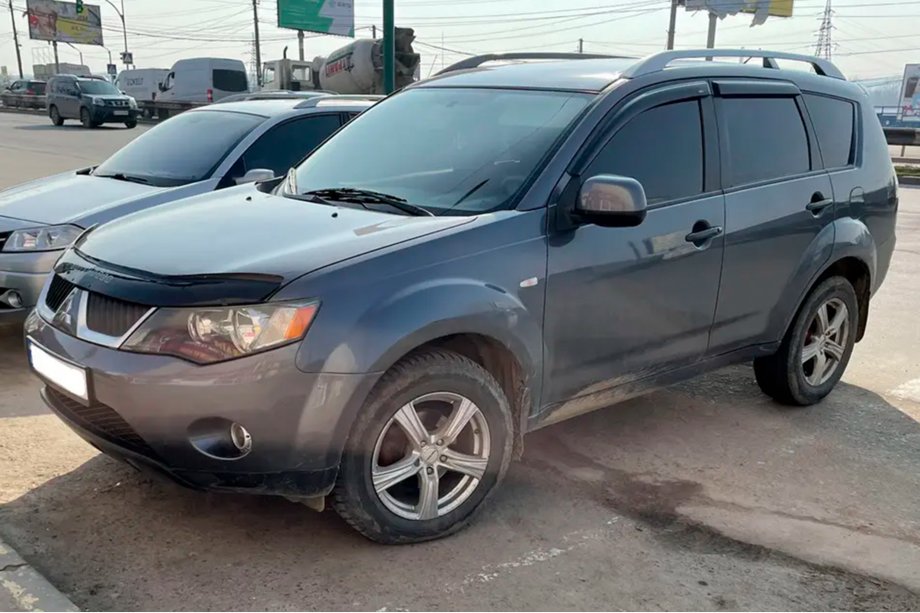 Mitsubishi Outlander 2006–2012 Raamdeflectoren (4 stuks, HIC) Image