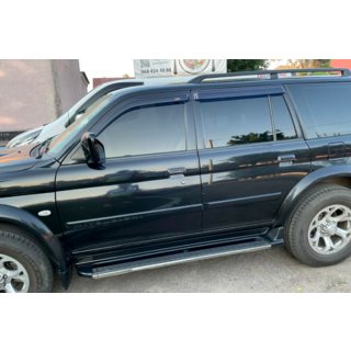 Raamdeflectoren (4 stuks, HIC) Mitsubishi Pajero Sport 1996–2007 foto 1