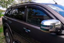 Mitsubishi Pajero Sport 2008–2015 Raamdeflectoren (4 stuks, HIC) foto 10