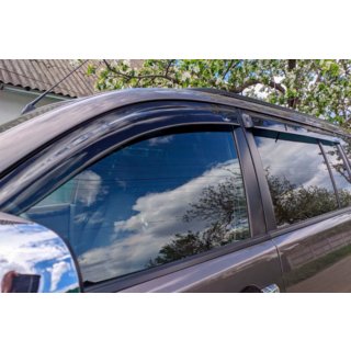 Raamdeflectoren (4 stuks, HIC) Mitsubishi Pajero Sport 2008–2015 foto 2