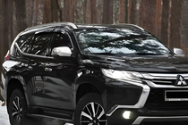 Mitsubishi Pajero Sport 2015– Raamdeflectoren (4 stuks, HIC) foto 7