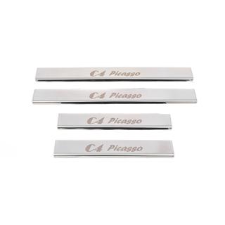 Carmos instaplijsten (4 st., RVS) Citroen C-4 Picasso 2006–2013 foto 2