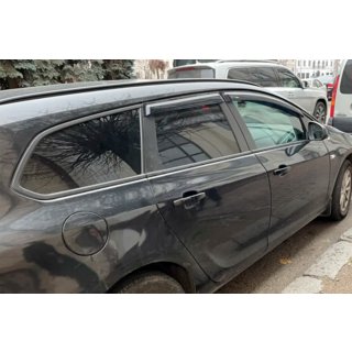 Raamwindschermen WG (4 stuks, HIC) Opel Astra J 2009–2015 foto 2