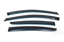 Renault Fluence 2009–2016 Raamdeflectoren (4 stuks, HIC) foto 2