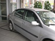 Renault Megane II 2004–2009 Raamwindschermen SD (set 4 stuks, HIC) foto 2