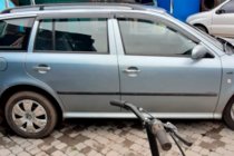 Skoda Octavia I Tour A4 1996–2010 Raamdeflectoren SW (4 stuks, HIC) foto 2