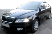 Skoda Octavia II A5 2006–2010 Raamdeflectoren LiftBack (set van 4, HIC) foto 5