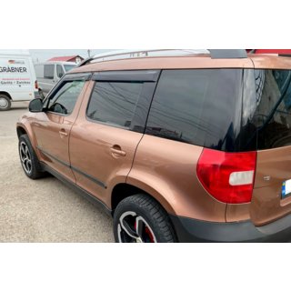 Raamdeflectoren (4 stuks, HIC) Skoda Yeti 2009–2017 foto 2
