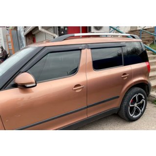 Raamdeflectoren (4 stuks, HIC) Skoda Yeti 2009–2017 foto 1