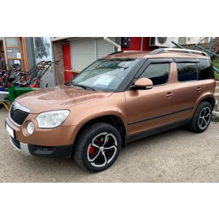 Raamdeflectoren (4 stuks, HIC) Skoda Yeti 2009–2017 foto 4