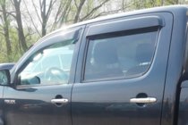 Toyota Hilux 2006–2015 Raamdeflectoren (4 stuks, HIC) foto 2