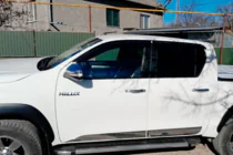 Toyota Hilux 2015– Raamdeflectoren (4 stuks, HIC) foto 6