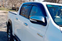 Toyota Hilux 2015– Raamdeflectoren (4 stuks, HIC) foto 7