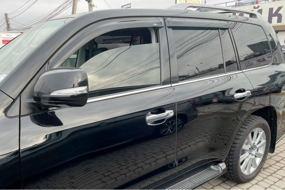 Toyota Land Cruiser 200 2007–2021 Raamdeflectoren 8 cm (4 stuks, HIC) Image