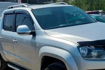 Volkswagen Amarok 2010–2022 Raamdeflectoren (4 stuks, HIC) foto 2