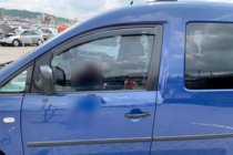 Volkswagen Caddy 2004–2010 Raamwindschermen (2 st., HIC) foto 8